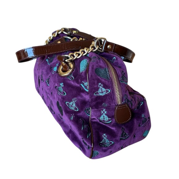 Vivienne Westwood Purple Bowling Bag - Picture 4 of 14